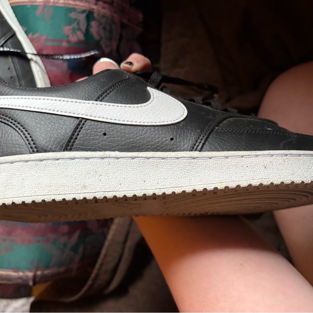 Nike Classic Black Sneakers with White Swoosh